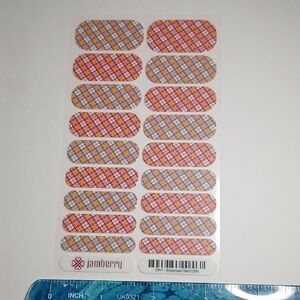 Jamberry Vibrant Plaid Nail Wraps